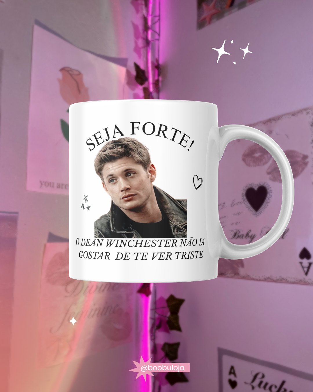 Caneca motivacional dean winschester