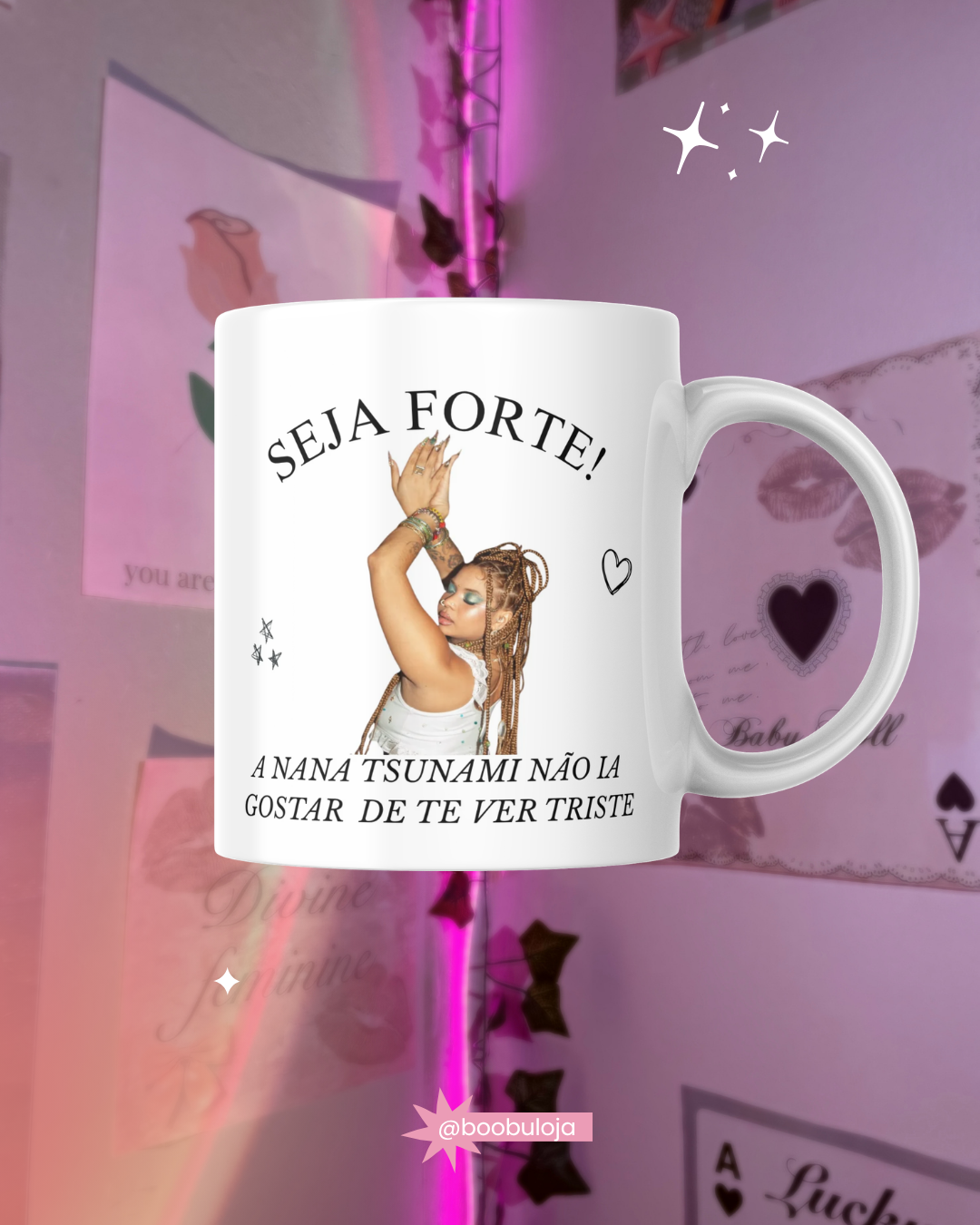 Caneca motivacional nana tsunami