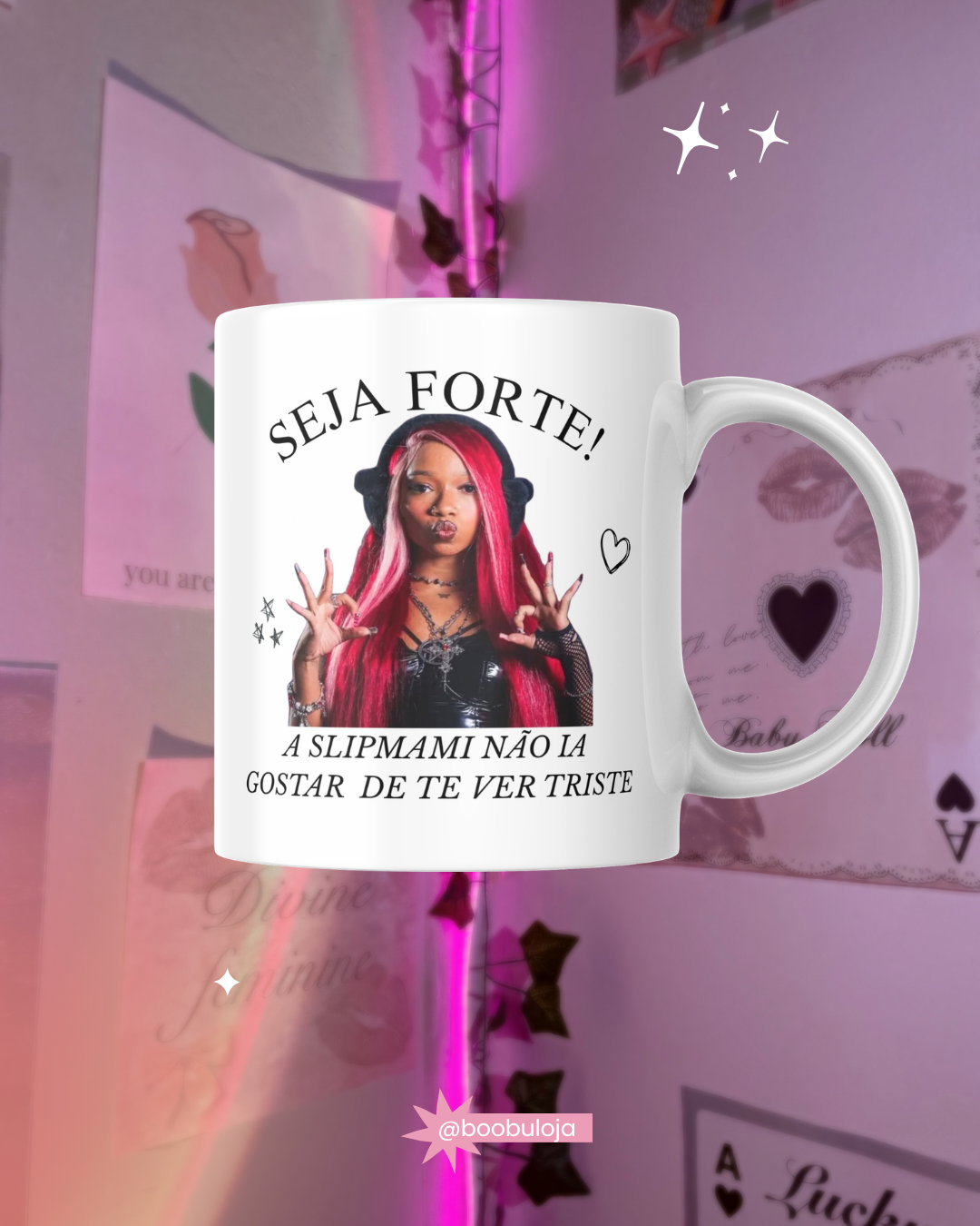 Caneca motivacional slipmami