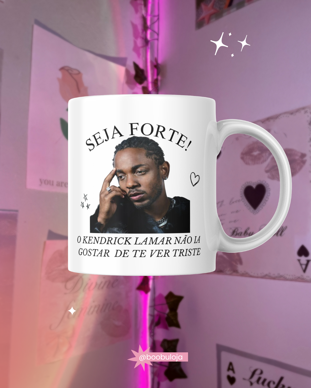 Caneca motivacional kendrick lamar