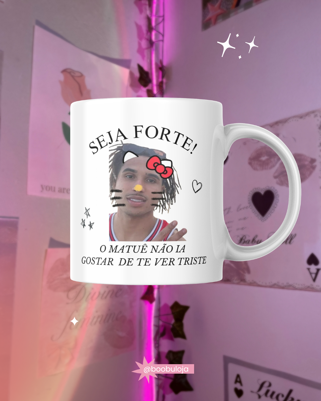 Caneca motivacional matue