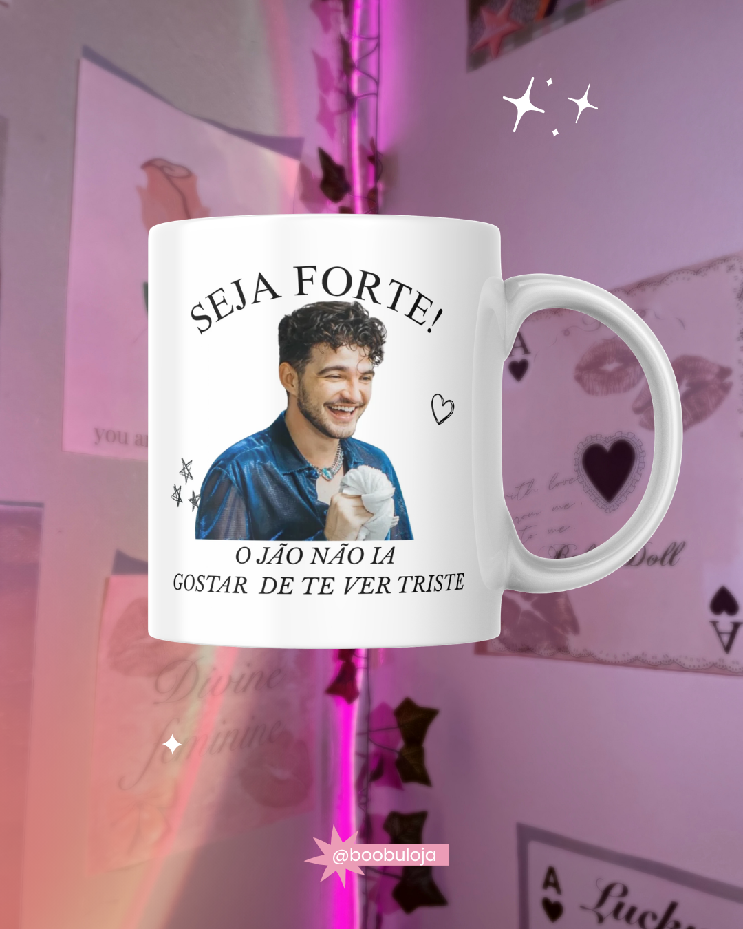 Caneca motivacional jão