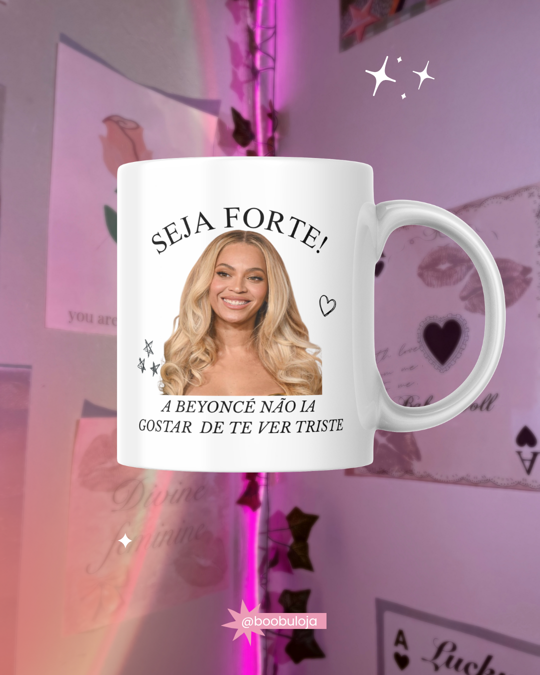 Caneca motivacional beyonce