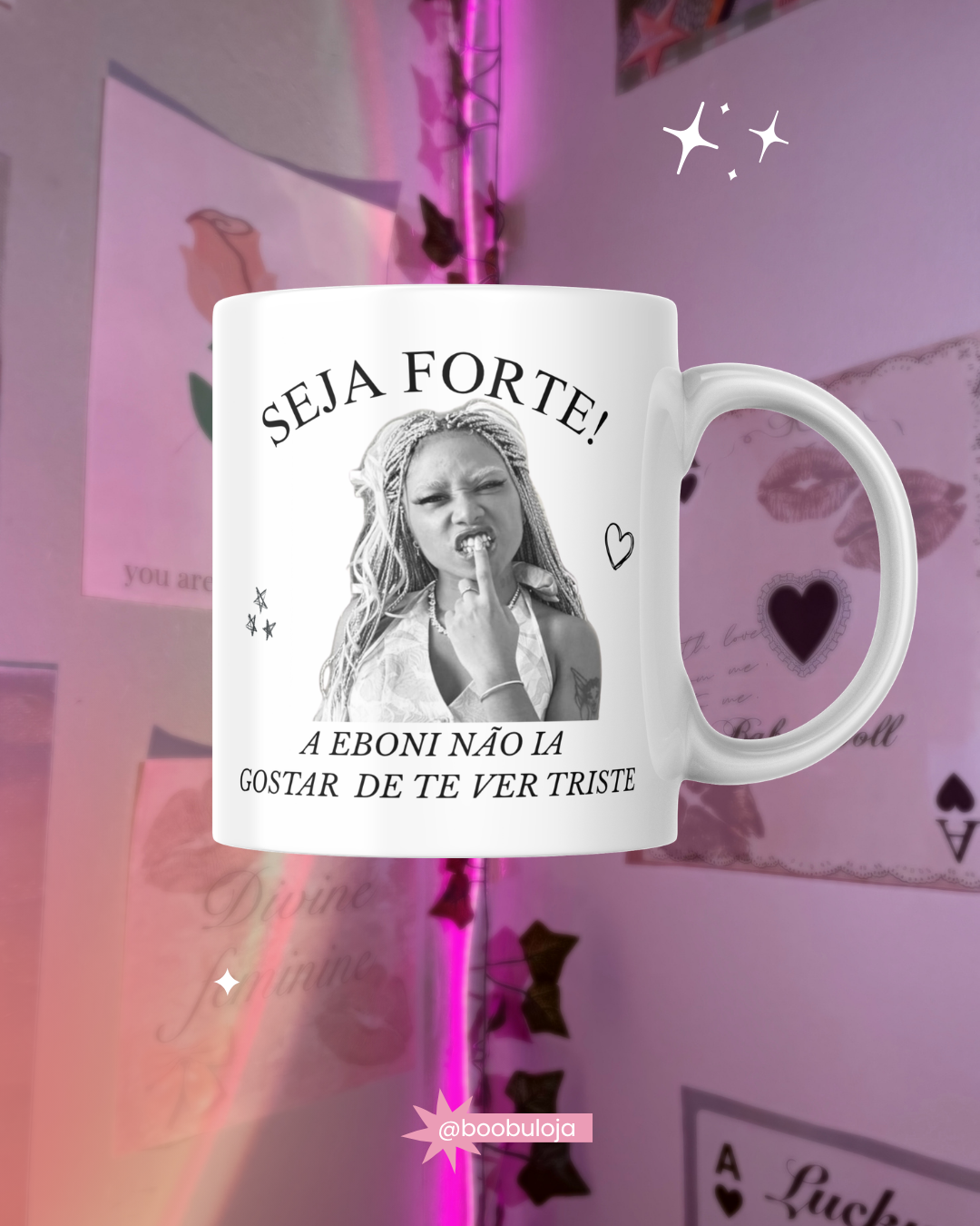 Caneca motivacional eboni