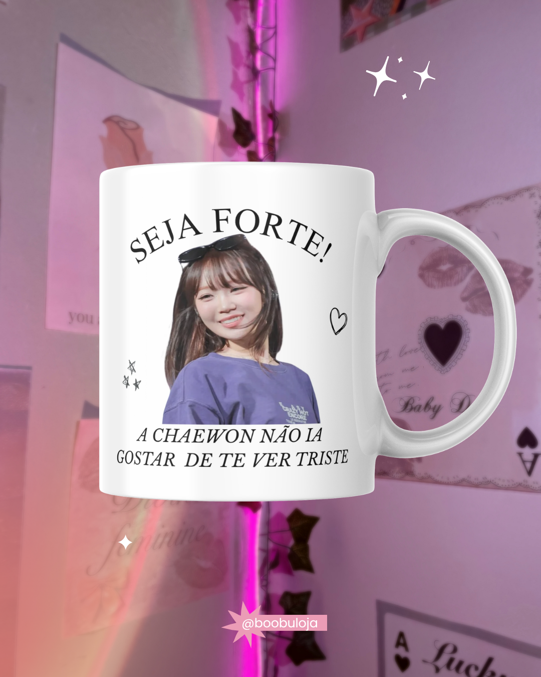 Caneca motivacional chaewon