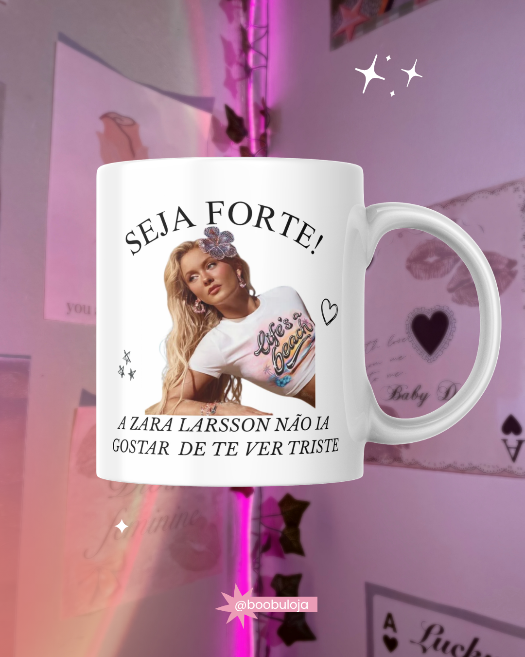 Caneca motivacional zara larsson