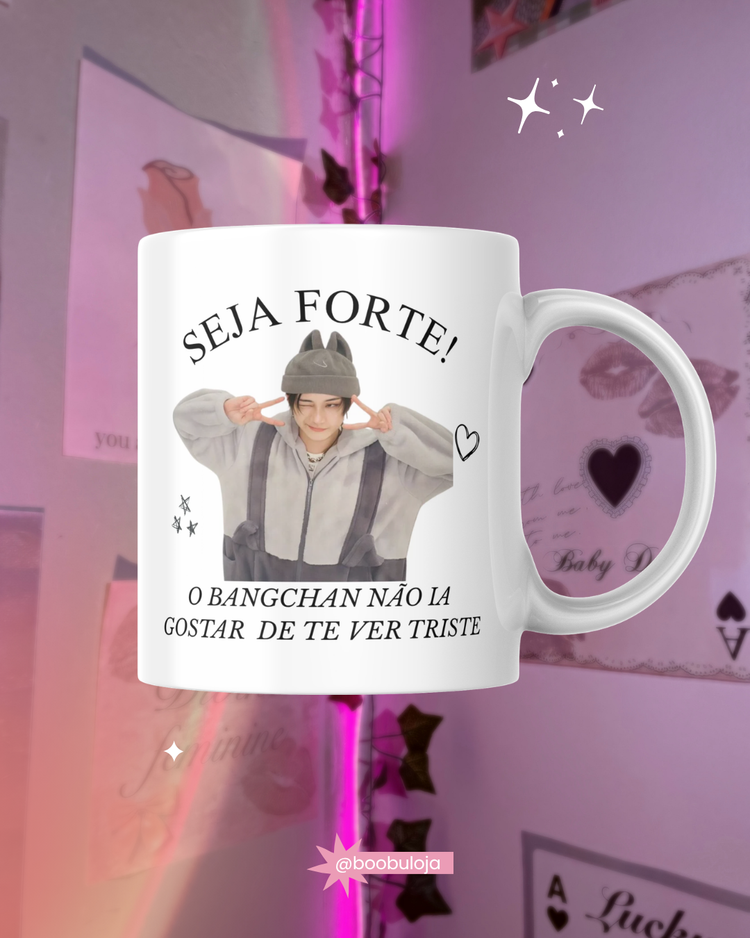Caneca motivacional bangchan