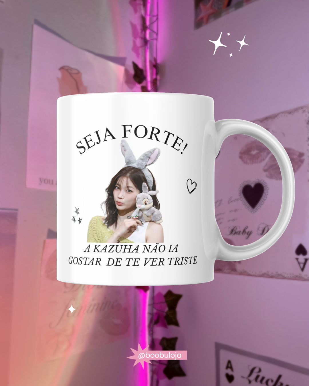 Caneca motivacional kazuha