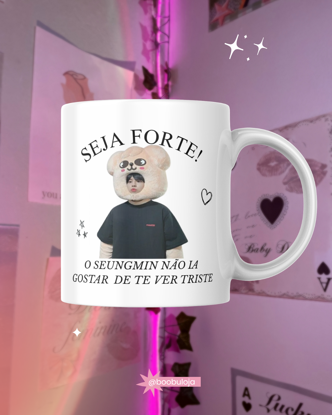 Caneca motivacional seungmin