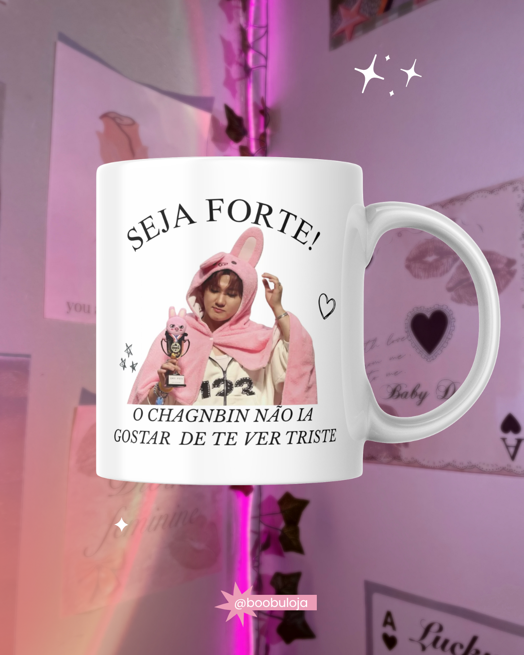 Caneca motivacional changbin