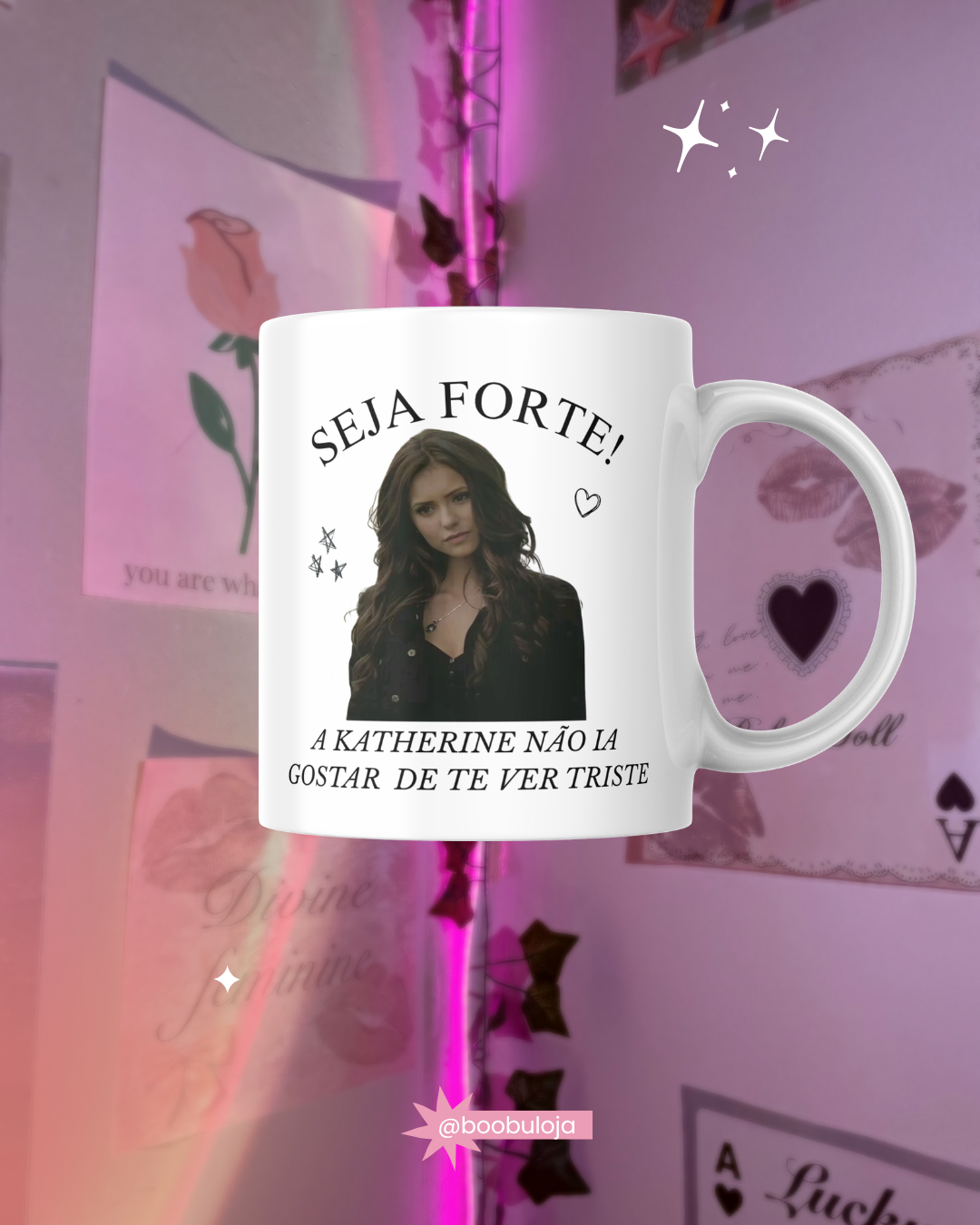 Caneca Diários de um Vampiro Motivacional